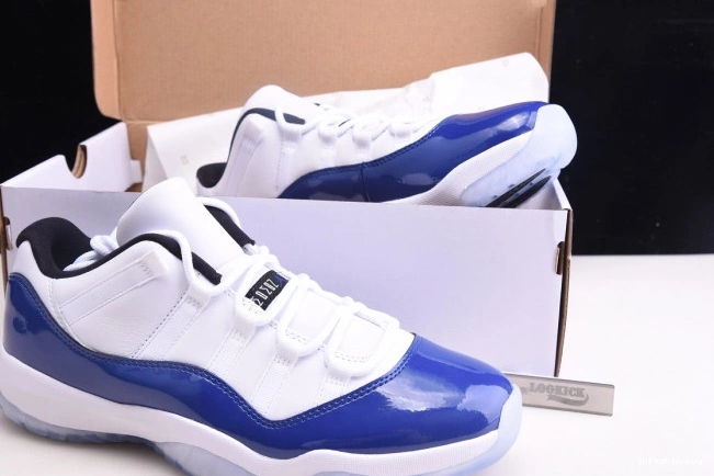 Jordan 11 White Air Retro Concord AH7860-100 Low 0730